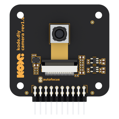 Camera Module for Kode Dot, top view with autofocus camera