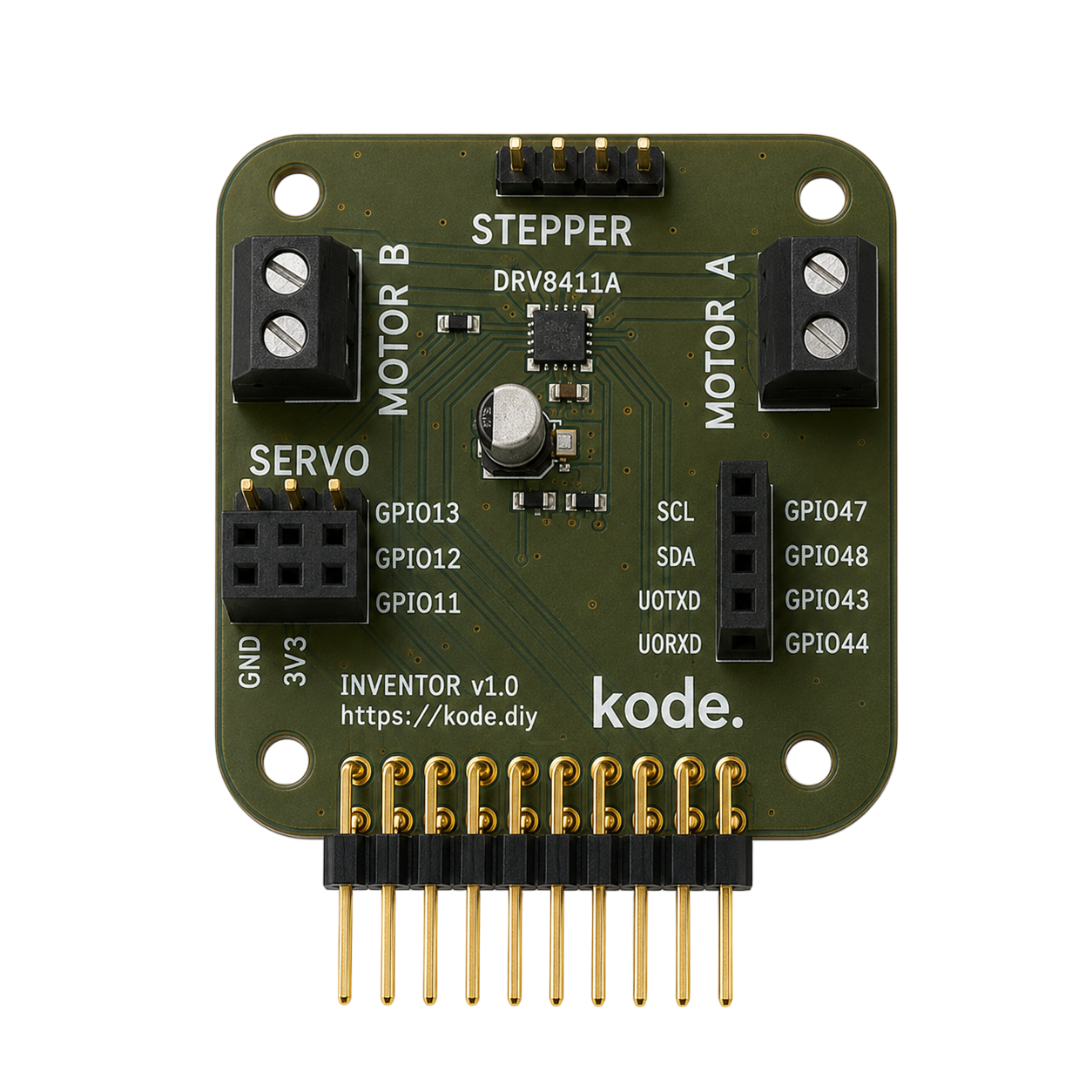 Inventor Module — motor controller for Kode Dot