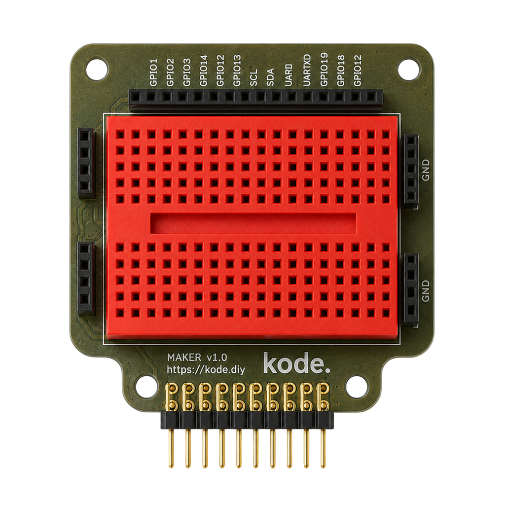 Maker Module — prototyping breadboard for Kode Dot