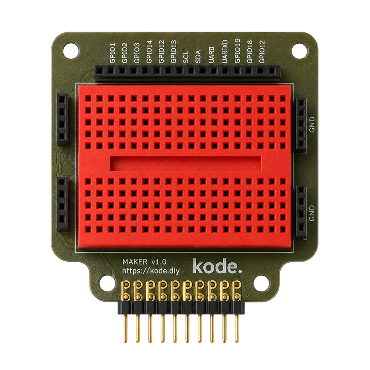 Maker Module — prototyping breadboard for Kode Dot