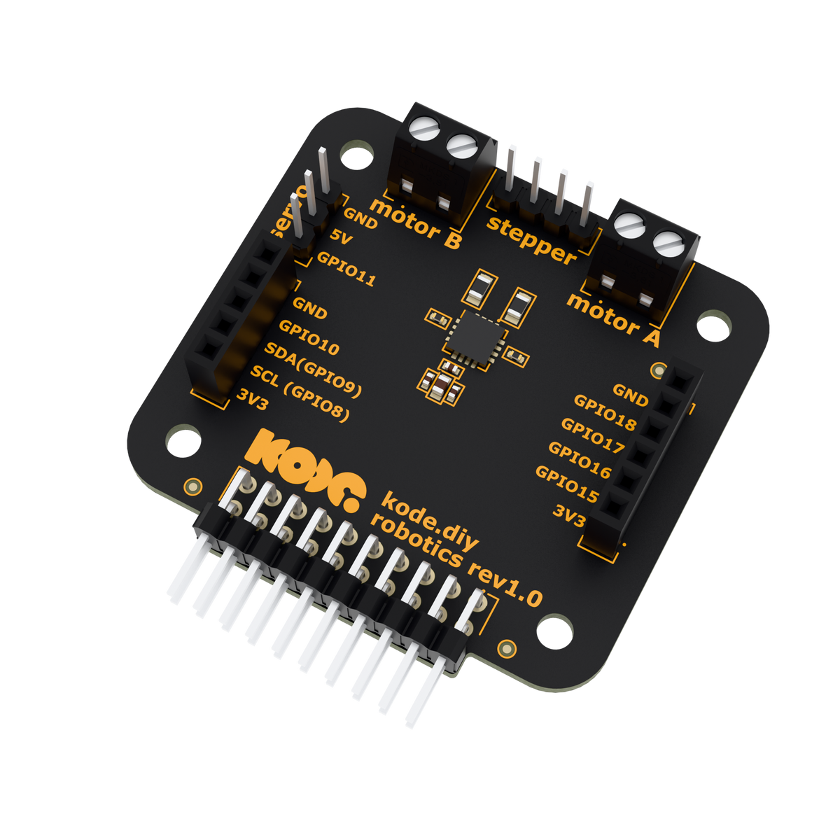 Robotics Module for Kode Dot, angled view